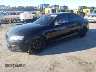 2018 Audi S4 Premium Plus with VIN WAUB4AF41JA097036, listed as a Copart auction lot 84469644 with 68,468 mi miles and Salvage Title. Bid and sale history available at carsss.com. Image 1.