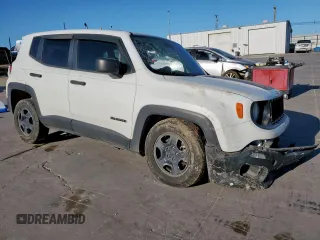 2018 Jeep Renegade Sport with VIN ZACCJAAB6JPG93183, listed as a Copart auction lot 49879165 with 161,848 mi miles and Salvage Title. Bid and sale history available at DreamBid. Image 4.