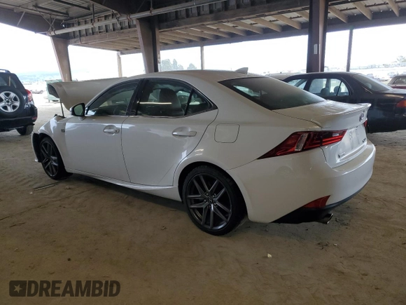 2016 Lexus IS 350 with VIN JTHBE1D29G5026507, listed as a Copart auction lot 50567655 with 118,101 mi miles and Salvage Title. Bid and sale history available at DreamBid. Image 2.