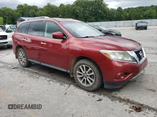 2014 Nissan Pathfinder S with VIN 5N1AR2MM3EC672574, listed as a Copart auction lot 60650325 with 139,558 mi miles and Salvage title. Bid and sale history available at DreamBid. Image 4.