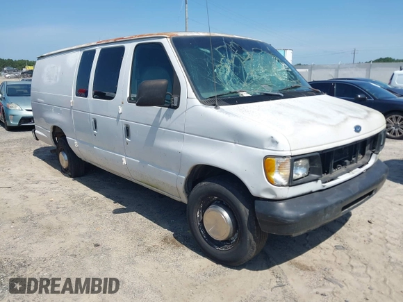 1998 Ford Econoline Cargo with VIN 1FTNS2421WHC08759, listed as a IAAI auction lot 42785005 with Not provided miles and . Bid and sale history available at DreamBid. Image 1.