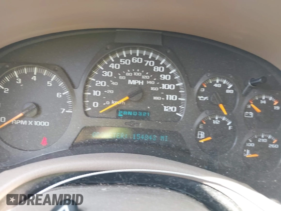 2004 Chevrolet TrailBlazer LT with VIN 1GNDS13S842352310, listed as a IAAI auction lot 42212039 with 154,843 mi miles and . Bid and sale history available at DreamBid. Image 7.