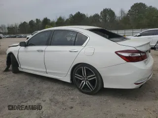 2016 Honda Accord Sport с VIN 1HGCR2F59GA022103, выставлен на аукционе Copart как лот 51843675 с пробегом 107 411 миль миль и Списание • Salvage title. История ставок и продаж доступна на DreamBid. Изображение 2.