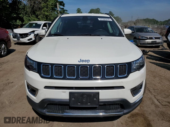 2019 Jeep Compass Limited z VIN 3C4NJCCB7KT676324, wystawiony jako Copart lot #57205244 z przebiegiem 164 705 mil mil oraz Nie do naprawy • Non repairable. Historia ofert i sprzedaży dostępna na DreamBid. Obrazek 5.