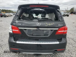 2018 Mercedes-Benz GLS with VIN 4JGDF7DE4JB159233, listed as a Copart auction lot 49883295 with 76,040 mi miles and Salvage Title. Bid and sale history available at carsss.com. Image 6.