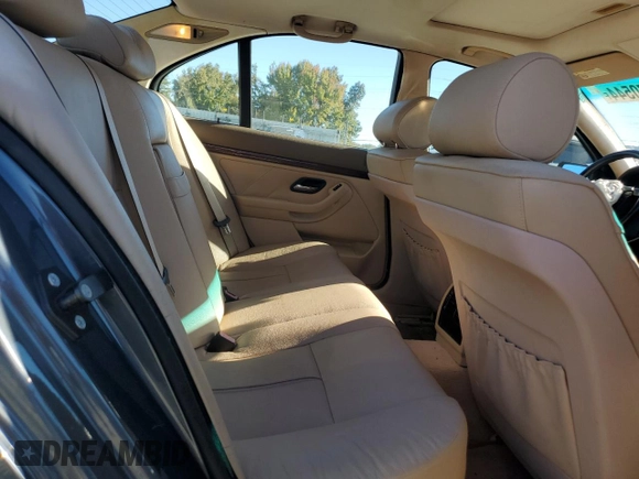 2001 BMW 5 Series 525i with VIN WBADT33401GF40448, listed as a Copart auction lot 76770544 with 266,650 mi miles and Salvage Title. Bid and sale history available at carsss.com. Image 10.
