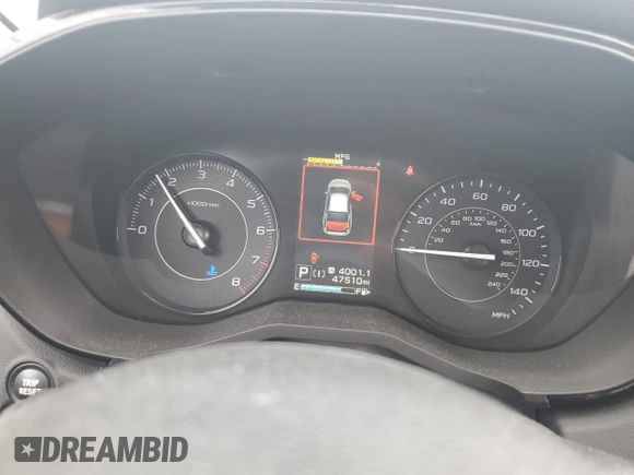 2022 Subaru Impreza Premium with VIN 4S3GKAV6XN3607511, listed as a Copart auction lot 59583155 with 47,510 mi miles and Salvage title. Bid and sale history available at DreamBid. Image 9.