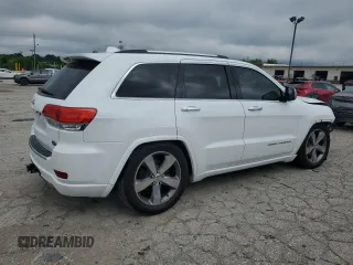 2016 Jeep Grand Cherokee Overland z VIN 1C4RJFCG1GC377512, wystawiony jako Copart lot #62996785 z przebiegiem 160 718 mil mil oraz Szkoda całkowita • Salvage title. Historia ofert i sprzedaży dostępna na DreamBid. Obrazek 3.