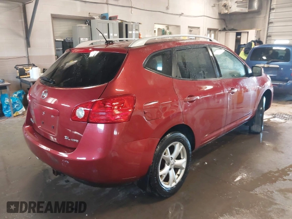 2008 Nissan Rogue SL with VIN JN8AS58V18W126134, listed as a IAAI auction lot 41886130 with 187,482 mi miles and . Bid and sale history available at DreamBid. Image 4.