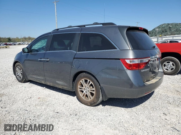 2012 Honda Odyssey EX-L with VIN 5FNRL5H68CB138198, listed as a Copart auction lot 52764835 with Not Provided miles and Salvage Title. Bid and sale history available at carsss.com. Image 2.