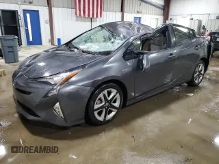 2016 Toyota Prius Four with VIN JTDKARFU2G3024913, listed as a Copart auction lot 55444675 with 61,708 mi miles and Salvage Title. Bid and sale history available at DreamBid. Image 1.