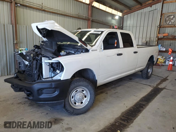 2023 Ram 2500 Tradesman with VIN 3C6UR5HJ9PG587488, listed as a Copart auction lot 48988045 with 43,791 mi miles and Clean Title. Bid and sale history available at carsss.com. Image 1.