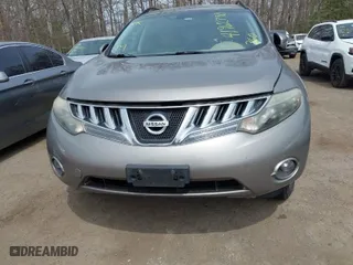 2009 Nissan Murano SL with VIN JN8AZ18U99W018129, listed as a IAAI auction lot 41962790 with 115,481 mi miles. Bid and sale history available at carsss.com. Image 6.