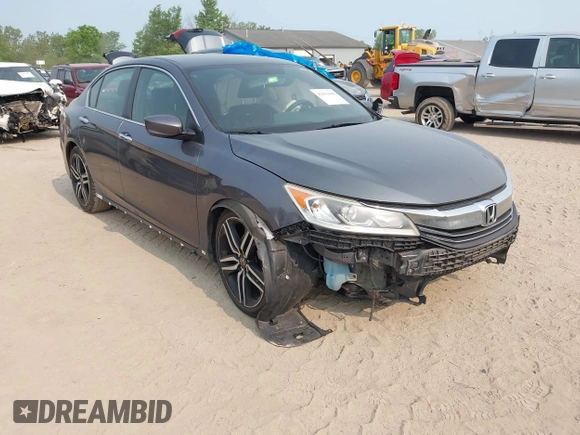 2016 Honda Accord Sport with VIN 1HGCR2F50GA112045, listed as a IAAI auction lot 42411609 with 152,318 mi miles and . Bid and sale history available at DreamBid. Image 1.