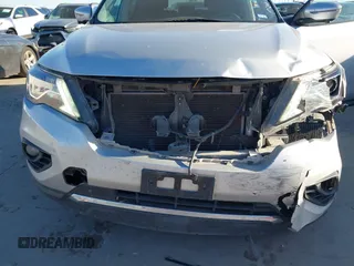 2018 Nissan Pathfinder S with VIN 5N1DR2MN8JC609390, listed as a IAAI auction lot 41113373 with 118,933 mi miles and . Bid and sale history available at DreamBid. Image 6.