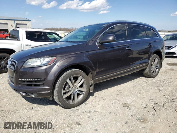 2015 Audi Q7 Premium Plus с VIN WA1LMAFE5FD014515, выставлен на аукционе Copart как лот 50829395 с пробегом 139 237 миль миль и Списание • Salvage title. История ставок и продаж доступна на DreamBid. Изображение 1.