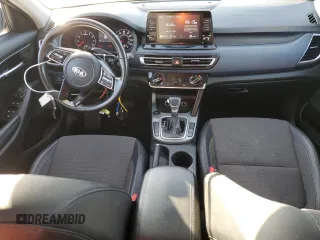 2021 Kia Seltos S with VIN KNDEU2AA7M7053823, listed as a Copart auction lot 49922315 with 51,701 mi miles and Salvage Title. Bid and sale history available at DreamBid. Image 8.