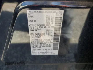 2020 Infiniti QX60 Luxe with VIN 5N1DL0MM2LC528742, listed as a Copart auction lot 56390605 with 66,786 mi miles and Salvage title. Bid and sale history available at DreamBid. Image 13.