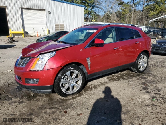 2012 Cadillac SRX Premium Collection with VIN 3GYFNCE36CS576845, listed as a Copart auction lot 46404155 with 142,537 mi miles and Salvage Title. Bid and sale history available at carsss.com. Image 1.