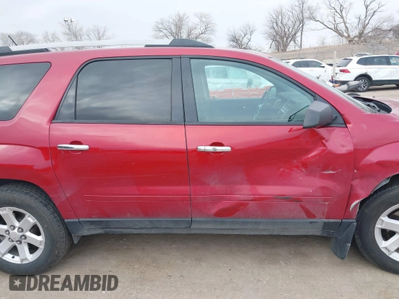 2014 GMC Acadia SLE with VIN 1GKKVPKD6EJ277356, listed as a IAAI auction lot 41716821 with 116,294 mi miles and . Bid and sale history available at carsss.com. Image 13.