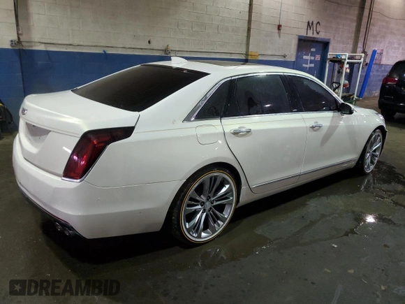 2017 Cadillac CT6 Luxury AWD with VIN 1G6KD5RS7HU145073, listed as a Copart auction lot 51009295 with 74,487 mi miles and Salvage title. Bid and sale history available at DreamBid. Image 3.