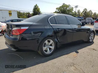 2005 BMW 5 Series 530i with VIN WBANA735X5CR57418, listed as a Copart auction lot 71579784 with 254,284 mi miles and Salvage Title. Bid and sale history available at DreamBid. Image 3.