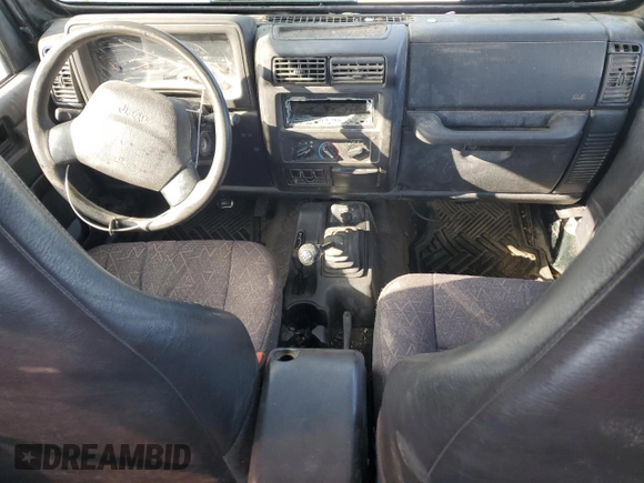2002 Jeep Wrangler SE with VIN 1J4FA29P72P723223, listed as a Copart auction lot 80833004 with Not Provided miles and Salvage Title. Bid and sale history available at DreamBid. Image 8.
