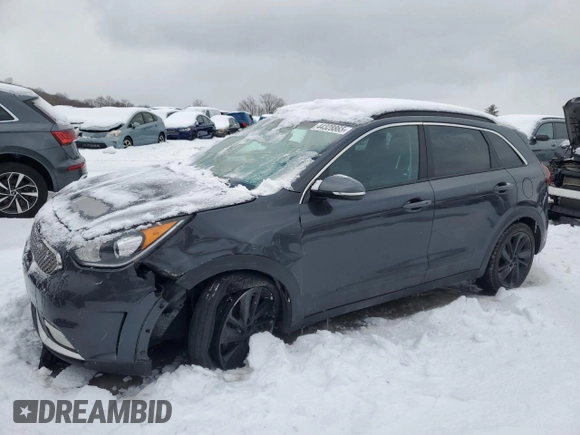 2018 Kia Niro EX with VIN KNDCC3LCXJ5145594, listed as a Copart auction lot 44328865 with 87,669 mi miles and Salvage Title. Bid and sale history available at carsss.com. Image 1.