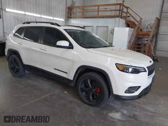 2019 Jeep Cherokee Latitude Plus with VIN 1C4PJMLBXKD294213, listed as a IAAI auction lot 40593826 with 107,332 mi miles. Bid and sale history available at carsss.com. Image 1.