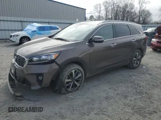 2019 Kia Sorento EX V6 with VIN 5XYPH4A56KG532004, listed as a Copart auction lot 44013285 with 97,156 mi miles and Salvage Title. Bid and sale history available at carsss.com. Image 1.