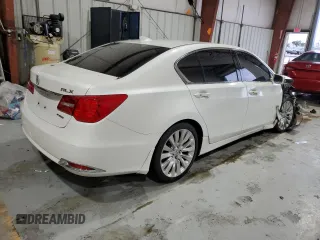 2015 Acura RLX Tech Pkg with VIN JH4KC1F5XFC001090, listed as a Copart auction lot 88261555 with 0 mi miles and Salvage Title. Bid and sale history available at carsss.com. Image 3.