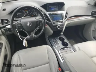 2017 Acura MDX Technology with VIN 5FRYD4H52HB021510, listed as a Copart auction lot 64566505 with 74,695 mi miles and Salvage title. Bid and sale history available at DreamBid. Image 8.