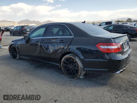 2011 Mercedes-Benz E 63 AMG with VIN WDDHF7HB2BA434696, listed as a Copart auction lot 75232434 with 124,624 mi miles and Salvage title. Bid and sale history available at DreamBid. Image 2.