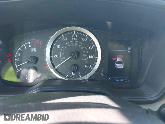 2021 Toyota Corolla LE with VIN JTDEPMAE7MJ150092, listed as a IAAI auction lot 41744119 with 82,203 mi miles and . Bid and sale history available at DreamBid. Image 7.