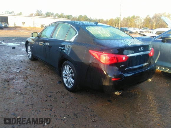 2016 Infiniti Q50 2.0t Premium with VIN JN1CV7AR5GM253535, listed as a IAAI auction lot 41198042 with 53,313 mi miles. Bid and sale history available at carsss.com. Image 3.