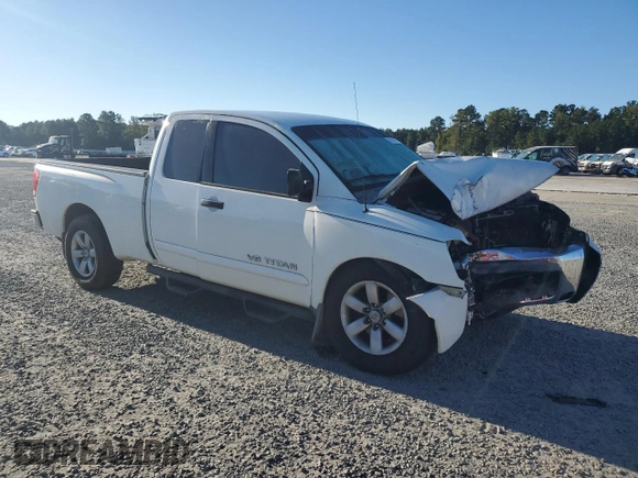 2008 Nissan Titan XE z VIN 1N6BA06A98N359140, wystawiony jako Copart lot #75695814 z przebiegiem 191 668 mil mil oraz Szkoda całkowita • Salvage title. Historia ofert i sprzedaży dostępna na DreamBid. Obrazek 4.