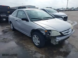 2001 Honda Civic LX with VIN 1HGEM22511L104898, listed as a IAAI auction lot 41855518 with 255,538 mi miles. Bid and sale history available at carsss.com. Image 1.