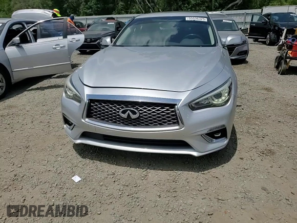 2020 Infiniti Q50 Luxe z VIN JN1EV7AP1LM204284, wystawiony jako Copart lot #55536325 z przebiegiem 99 332 mil mil oraz Nie do naprawy • Non repairable. Historia ofert i sprzedaży dostępna na DreamBid. Obrazek 13.
