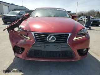 2015 Lexus IS 250 with VIN JTHCF1D2XF5017427, listed as a Copart auction lot 49825695 with 115,850 mi miles and Salvage Title. Bid and sale history available at carsss.com. Image 5.
