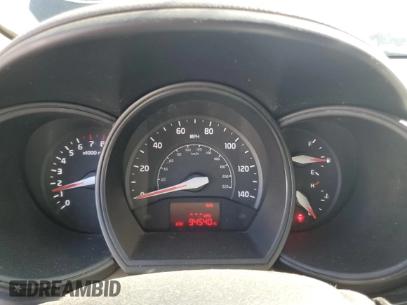 2017 Kia Rio LX with VIN KNADM4A38H6054870, listed as a Copart auction lot 61201624 with 94,540 mi miles and Non Repairable. Bid and sale history available at carsss.com. Image 9.