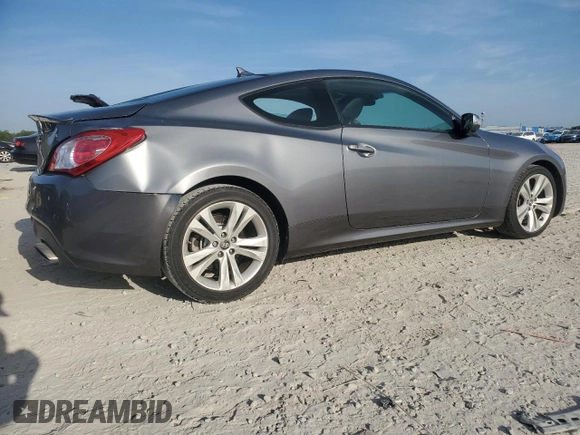 2011 Hyundai Genesis Coupe Grand Touring с VIN KMHHU6KH0BU046206, выставлен на аукционе Copart как лот 54148105 с пробегом 126 083 миль миль и На запчасти • Non repairable. История ставок и продаж доступна на DreamBid. Изображение 3.