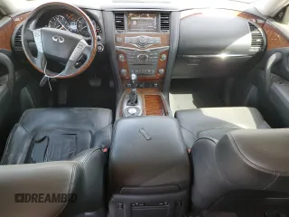 2016 Infiniti QX80 with VIN JN8AZ2NF8G9611892, listed as a Copart auction lot 50199605 with 174,437 mi miles and Clean title. Bid and sale history available at DreamBid. Image 8.