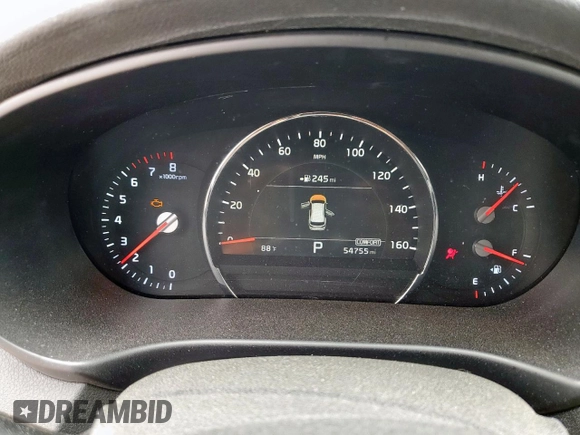 2019 Kia Sorento EX z VIN 5XYPH4A51KG457907, wystawiony jako Copart lot #57686505 z przebiegiem 54 755 mil mil oraz Szkoda całkowita • Salvage title. Historia ofert i sprzedaży dostępna na DreamBid. Obrazek 9.
