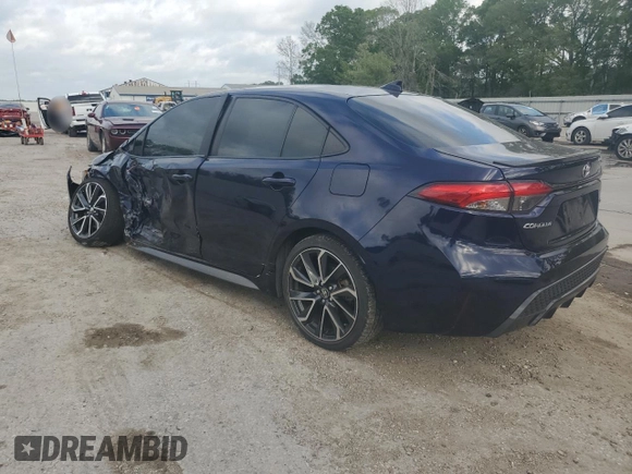 2020 Toyota Corolla XSE with VIN JTDT4RCE7LJ000475, listed as a Copart auction lot 51596105 with 96,782 mi miles and Salvage Title. Bid and sale history available at carsss.com. Image 2.