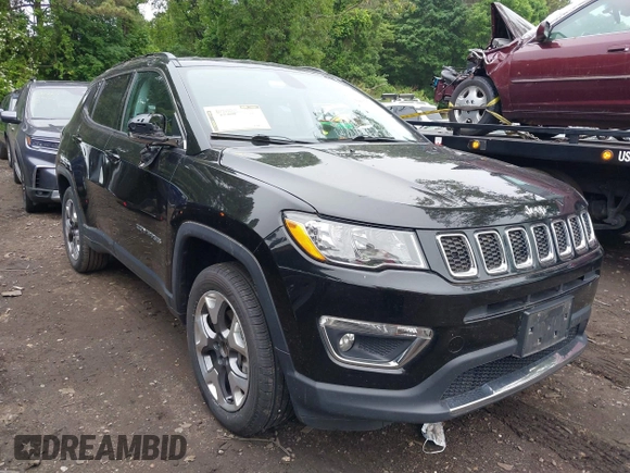 2020 Jeep Compass Limited with VIN 3C4NJDCB4LT155374, listed as a IAAI auction lot 42437611 with 43,867 mi miles and . Bid and sale history available at DreamBid. Image 1.