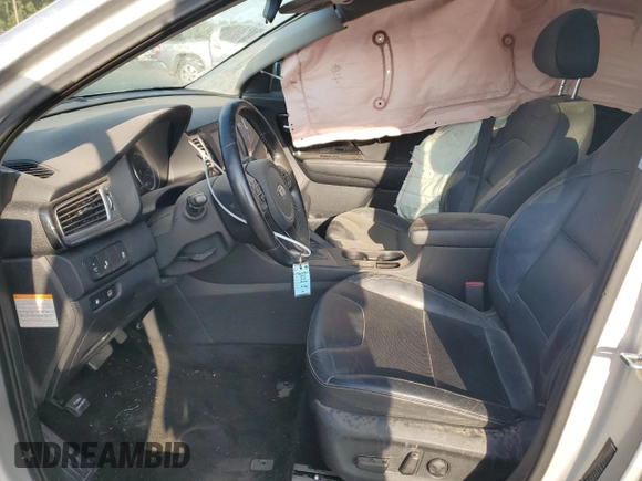 2017 Kia Niro Touring with VIN KNDCE3LCXH5066284, listed as a Copart auction lot 56571654 with 81,702 mi miles and Salvage Title. Bid and sale history available at carsss.com. Image 7.
