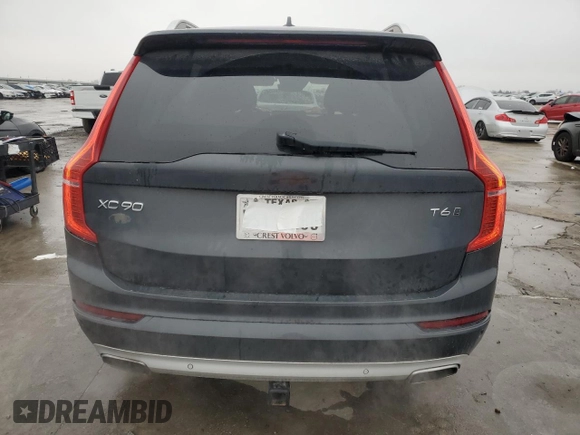 2016 Volvo XC90 T6 Momentum with VIN YV4A22PK7G1026968, listed as a Copart auction lot 44529345 with 162,367 mi miles and Salvage Title. Bid and sale history available at carsss.com. Image 6.