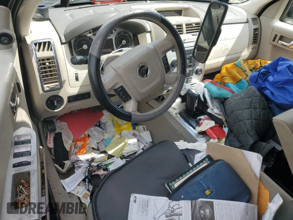 2008 Mercury Mariner Premier with VIN 4M2CU97128KJ17304, listed as a Copart auction lot 55965555 with 134,473 mi miles and Salvage title. Bid and sale history available at DreamBid. Image 8.