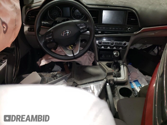 2020 Hyundai Elantra SEL with VIN 5NPD84LF0LH579581, listed as a Copart auction lot 44112924 with Not provided miles and Salvage title. Bid and sale history available at DreamBid. Image 8.