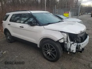 2018 Ford Explorer Sport with VIN 1FM5K8GT7JGC07133, listed as a Copart auction lot 58251535 with 73,505 mi miles and Non repairable. Bid and sale history available at DreamBid. Image 4.